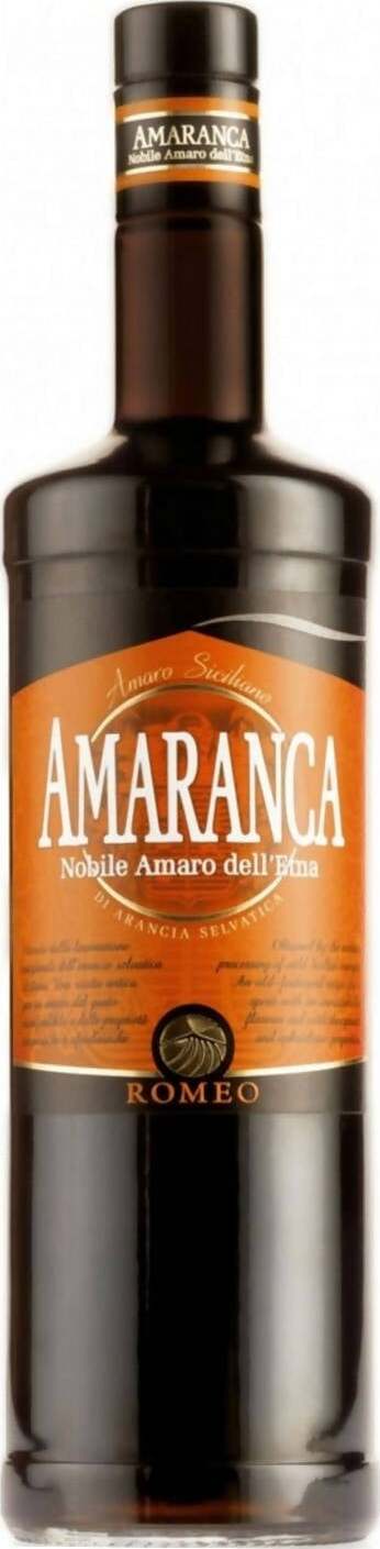 Amaranca Nobile Amaro Dell'Etna 1L. Amaro d'Arancia Selvatica Siciliana Romeo Vini Prodotto 100% Italiano Artigianale Made in Italy Amaro Tipici & Food - Bronte, Commerciovirtuoso.it