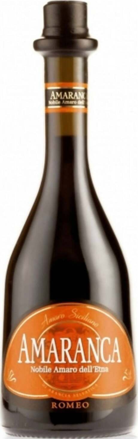Amaranca Nobile Amaro Dell'Etna 70ml Amaro d'Arancia Selvatica Siciliana Romeo Vini Prodotto 100% Italiano Artigianale Made in Italy Amaro Tipici & Food - Bronte, Commerciovirtuoso.it