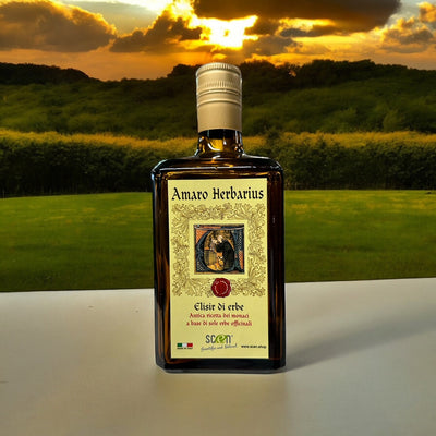 Amaro Herbarius - Elisir di Erbe - antica ricetta dei monaci a base di sole erbe officinali - 700 ml