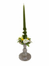 Candela twist decorata decorazione luminosa ambiente 290X22