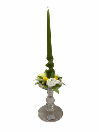 Candela twist decorata decorazione luminosa ambiente 290X22