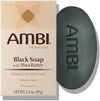 AMBI BLACK SOAP WITH SHEA BUTTER 3.5 oz SAPONETTE PER DOCCIA