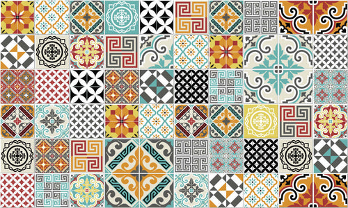 Ambiance Set di 60 adesivi murali Mosaico Batista, 15 × 15 cm B214 Casa e cucina/Decorazioni per interni/Decorazioni cameretta bambini/Sticker da muro e lettere in legno Scontolo.net - Potenza, Commerciovirtuoso.it