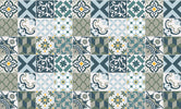 Ambiance Set di 60 adesivi murali Mosaico tanza, 15 × 15 cm A796 Casa e cucina/Decorazioni per interni/Decorazioni cameretta bambini/Sticker da muro e lettere in legno Scontolo.net - Potenza, Commerciovirtuoso.it