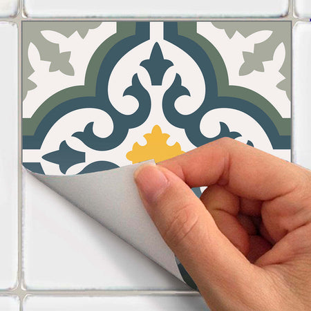 Ambiance Set di 60 adesivi murali Mosaico tanza, 15 × 15 cm A796 Casa e cucina/Decorazioni per interni/Decorazioni cameretta bambini/Sticker da muro e lettere in legno Scontolo.net - Potenza, Commerciovirtuoso.it