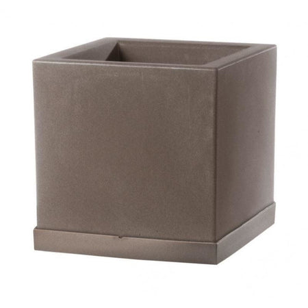Sottovaso ''Sottocubo Schio'' in plastica per fiori e piante