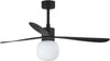 AMELIA L BALL LED Ventilatore da soffito nero Fai da te/Prodotti per la costruzione/Riscaldamento e raffreddamento/Sistemi mobili di climatizzazione/Ventilatori/Ventilatori da soffitto Led Mall Home - Napoli, Commerciovirtuoso.it