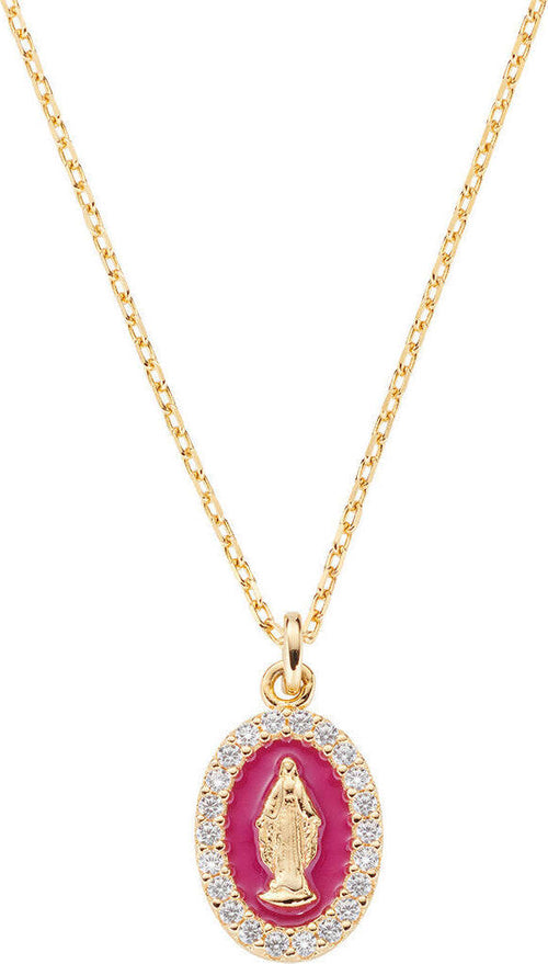 AMEN---Collana-Miracolosa-smaltata-bordeaux