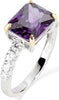 Amen-Anello-Cocktail-Rodio-Zirconi-Viola-e-Bianco