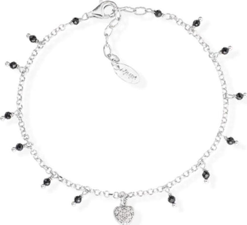 Amen-Bracciale-Cuore-Zirconato-e-Pepite-Nere