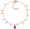 Amen-Bracciale-Madonnina-Smaltata-Rosa-e-Pepite