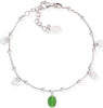 Amen-Bracciale-Madonnina-Smaltata-Verde-e-Cuori