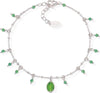 Amen-Bracciale-Madonnina-Smaltata-Verde-e-Pepite