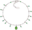 Amen-Bracciale-Madonnina-Smaltata-Verde-e-Pepite