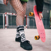 American Socks Skater Skull Calzini Uomo Bianchi e Neri teschi Calzettoni Urban Fashion Mid Hight Moda/Uomo/Abbigliamento/Calzini e calze/Calzini/Calzettoni Snotshop - Roma, Commerciovirtuoso.it