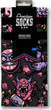 American Socks Yokai Calzini MID HIGH Neri Rosa Multicolor Calzettoni Uomo Skateboard Moda/Uomo/Abbigliamento/Calzini e calze/Calzini/Calzettoni Snotshop - Roma, Commerciovirtuoso.it