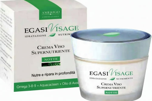 Amerigo Egasy Visage Crema Viso Notte Supernutriente Nutre e Ripara il viso in profondità 50 ml Crema viso Tiziana non solo gioielli - Civitanova Marche, Commerciovirtuoso.it