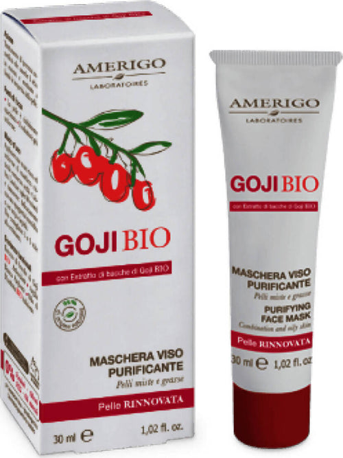 Amerigo Goji Bio linea con Bacche di Goji Maschera Viso Nutriente per pelli miste e grasse nutritiva viso 30 ml Maschera viso Tiziana non solo gioielli - Civitanova Marche, Commerciovirtuoso.it