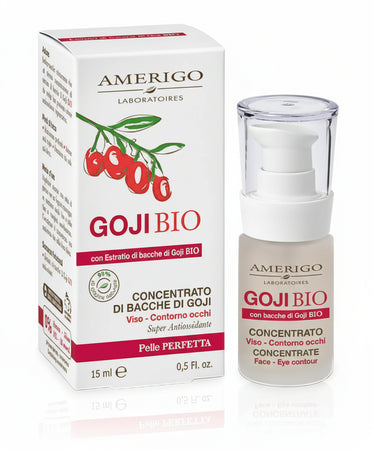 Amerigo Linea Bacche Goji Bio Concentrato Occhi e viso 15 ml Contorno occhi Tiziana non solo gioielli - Civitanova Marche, Commerciovirtuoso.it