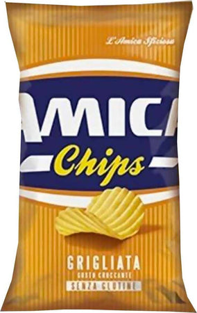 Amica Chips 28x Pacchetti La Patatina Grigliata Senza Glutine Amica Chips 25 Gr Confezione Da 28 Pz Alimentari e cura della casa/Snack dolci e salati/Chips e patatine/Di patate Franco Pausa Caffè - Albano Laziale, Commerciovirtuoso.it