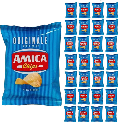 Amica Chips Originale La Patatina Senza Glutine Patatine Gusto Originale Classica Amica Chips 25 gr. Alimentari e cura della casa/Snack dolci e salati/Gallette chips e cracker di riso/Chips Non solo alimenti - Albano Laziale, Commerciovirtuoso.it