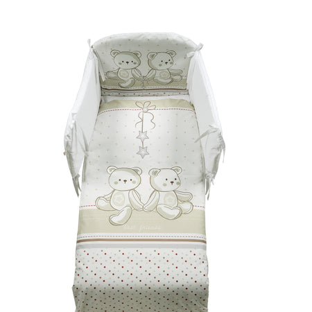 Completo Sfilabile PONY" Italbaby Amici 4 Pz Avorio"