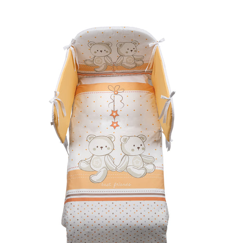 Completo Sfilabile PONY Italbaby Amici 4 Pz Arancio