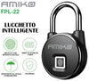 Lucchetto Intelligente con Sblocco Impronta Digitale AMIKO FPL 22
