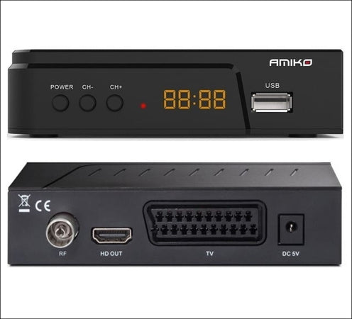 AMIKO T765 Terrestre DVB-T2 FULL HD H.265 HEVC 10 bit