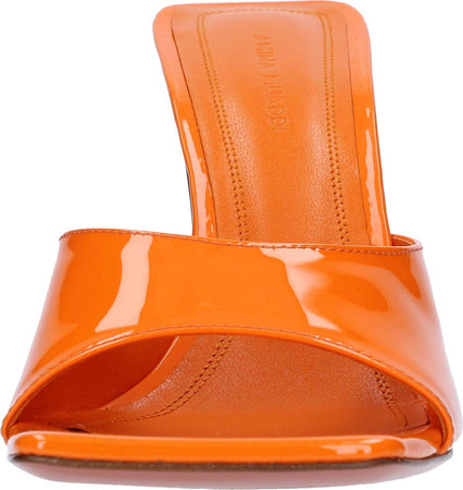 Amina-Muaddi-Sandali-Arancio-da-donna