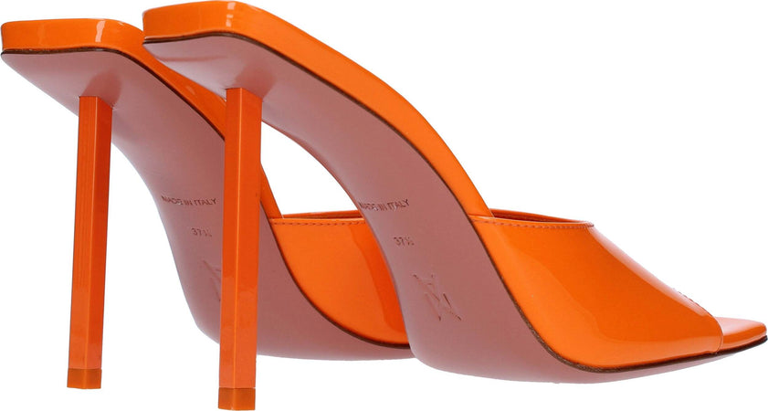 Amina-Muaddi-Sandali-Arancio-da-donna