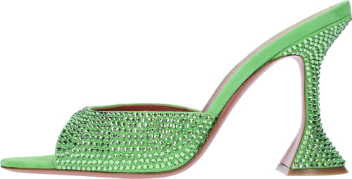 Amina-Muaddi-Sandali-Verde-da-donna