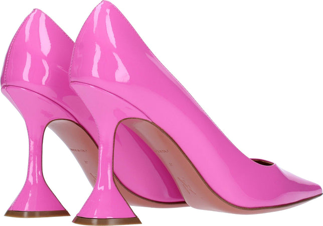 Amina-Muaddi-Scarpe-con-Tacco-Rosa-da-donna