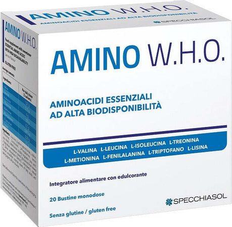 Amino-W.H.O.-integratore-alimentare-20-bustine-Specchiasol
