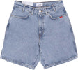 AMISH-Jeans-Corto-Uomo-Bermuda-Bernie-Denim-Real-Stone-da-uomo