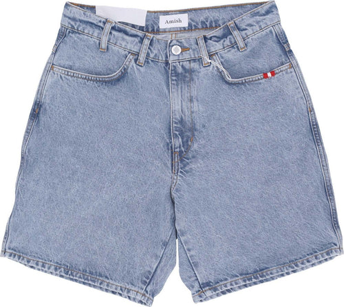 AMISH-Jeans-Corto-Uomo-Bermuda-Bernie-Denim-Real-Stone-da-uomo