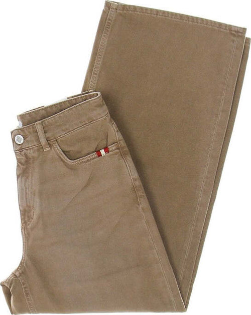 AMISH-Jeans-Donna-Linda-Bull-Resinato-Brick-Red-da-donna