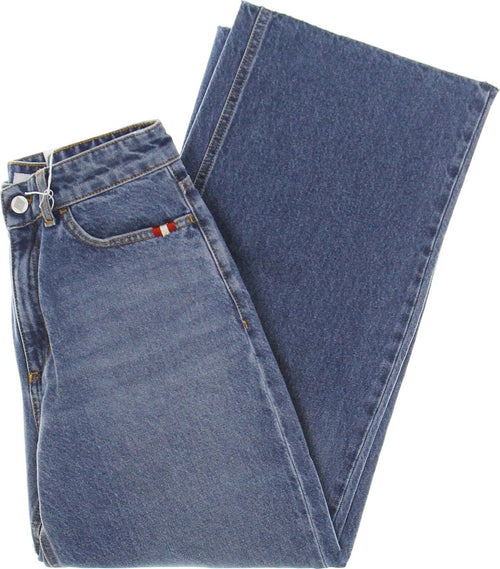 AMISH-Jeans-Donna-Linda-Denim-Stone-Used-Cut-Denim-da-donna