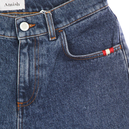AMISH-Jeans-Donna-Lizzie-Denim-Stone-Wash-Denim-Stone-Washed-da-donna