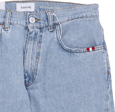 AMISH-Jeans-Uomo-James-Recycled-Denim-Broken-Bleached-da-uomo