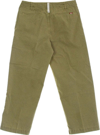 AMISH-Pantalone-Lungo-Uomo-Japan-Gabardine-G.d.-Khaki-da-uomo