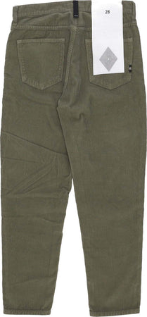 AMISH-Pantalone-Lungo-Uomo-Jeremiah-Corduroy-Tinto-Olive-Branch-da-uomo