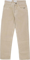 AMISH-Pantalone-Lungo-Uomo-Jeremiah-Straight-Canvas-Mud-Dye-Sand-da-uomo