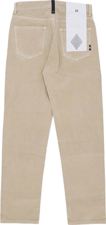 AMISH-Pantalone-Lungo-Uomo-Jeremiah-Straight-Canvas-Mud-Dye-Sand-da-uomo