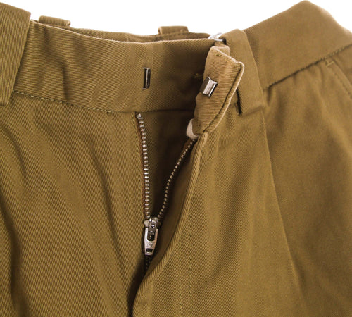 AMISH-Pantalone-Lungo-Uomo-Nick-Gabardine-Brownie-da-uomo
