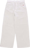 AMISH-Pantalone-Lungo-Uomo-Wide-Jeans-Bull-Sw-Ecru-da-uomo