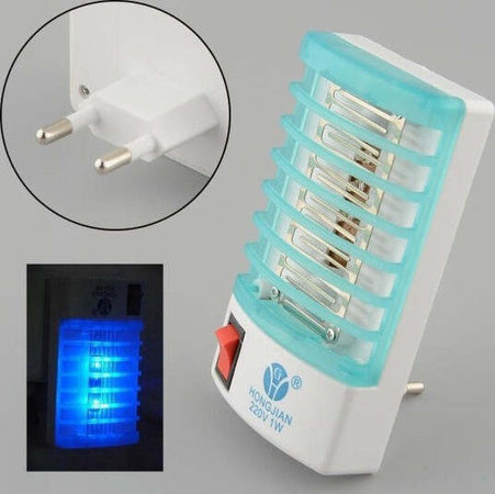 Ammazza-Zanzare-Zanzariera-Elettrica-A-Led-Antisettico-Alimentazione-220v-1w