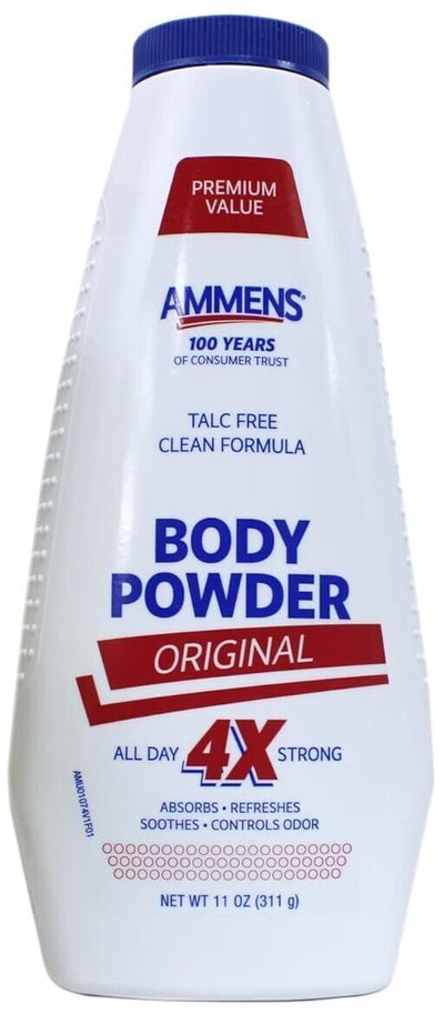 AMMENS MEDICATED POWDER SHOWER ORIGINAL 11oz PER CORPO DOPO BAGNO