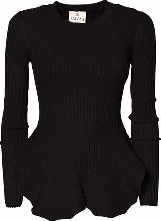 AMOSA-|-Maglia-svasata-a-costine