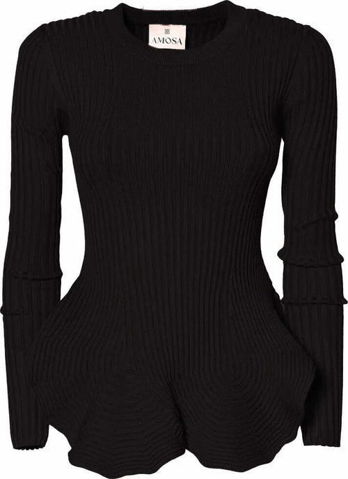 AMOSA-|-Maglia-svasata-a-costine